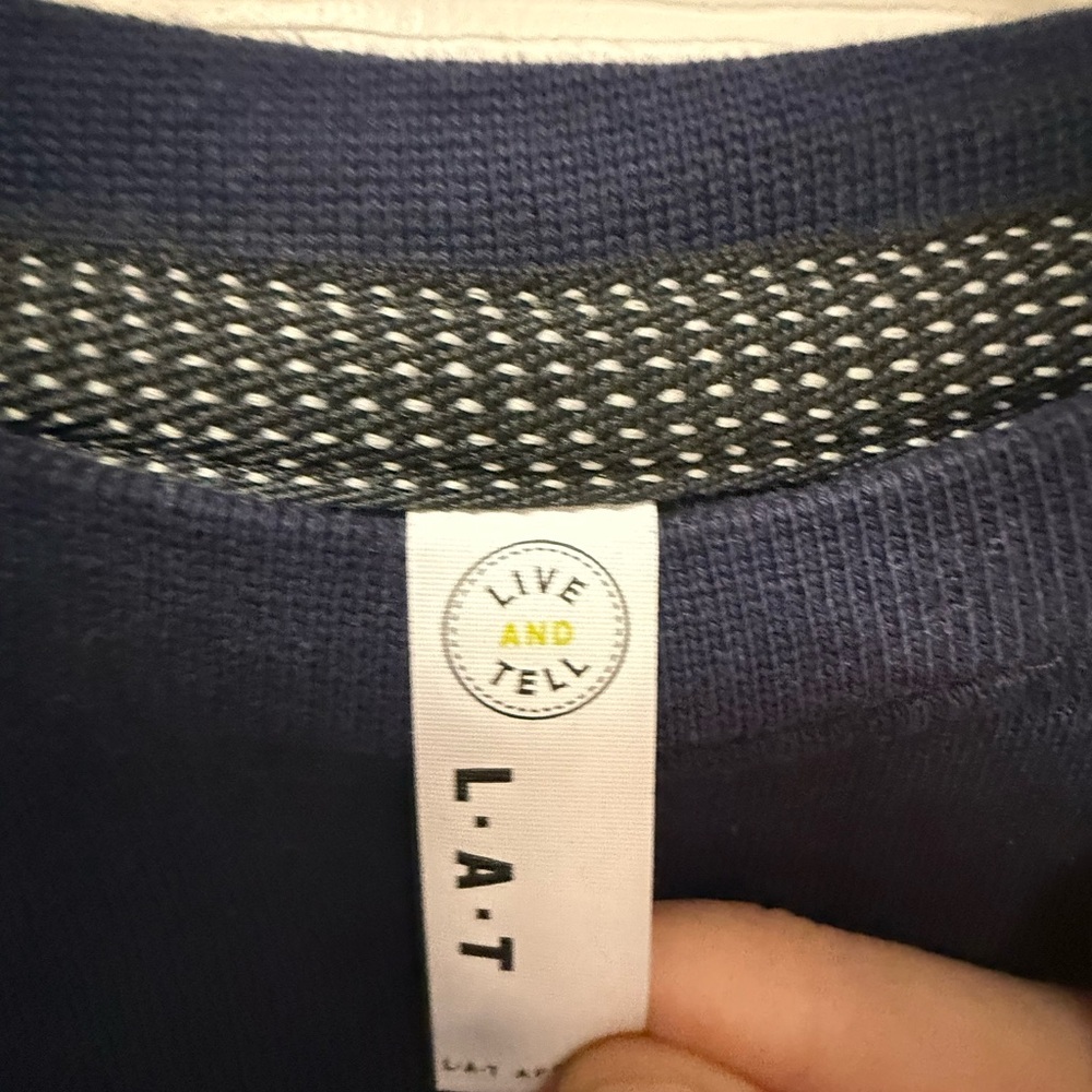 Dallas Open Navy Crewneck Sweatshirt - Picture 6 of 7